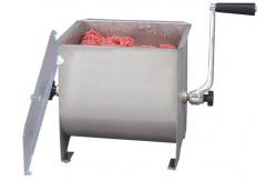 China 4.2 Gallon Manual Stainless Steel Meat Mixer Rust Resistant With Removable Paddle supplier