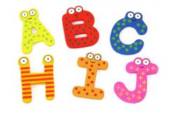 China Magnetic Foam ABC Alphabet Learning Game Toys ABC 5mm Magnetic Sign Board Letters supplier