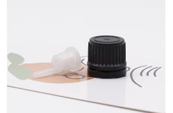 China Tamper Evident Plastic Screw Caps 20mm With Insert For Glass Bottles supplier