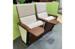 China Customized Wooden Armrest Tip Up Auditorium Theater Seating supplier