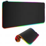 Nonslip RGB Gaming Wireless Charger Corporate Gift Reusable Natural Rubber Mouse Pad for sale