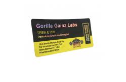 China 6x3cm Laser PET Film 10ml Vial Labels With Glossy Varnishing supplier