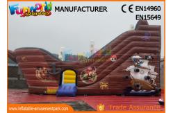 China Custom Printing Inflatable Commercial Bouncy Castles With Slide supplier