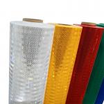 Customized Printable Prismatic Retro-reflective Vinyl Self Adhesive HIP Grade Reflective Sheeting Rolls for Highway Traffic Sign for sale