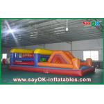 Customized Outdoor Inflatable Sports Games Printing  Inflatable Small Obstacle Course Games