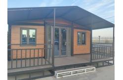 China Fireproof Prefab Folding House with PVC Sliding Window supplier