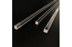 China Transparent Rectangular Quartz Glass Tube for Customized supplier