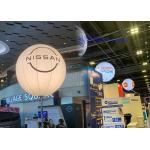 Inflatable 1m Moon Balloon Light With 800W LED Tripod Ball Event Advertising