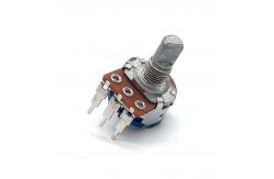 China 150V AC 500k Potentiometer With Switch 15mm 3 Position Mixer Console supplier