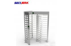 China Pedestrian Automatic Sliding Security Entrance Control Swing RFID Turnstile Barrier Gate supplier