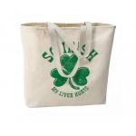 Reusable Large Cotton Canvas Grocery Bag Custom Printed For Travel for sale