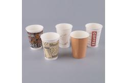 China 16oz Customized Disposable Paper Cup For Coffee And Milk Tea supplier