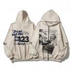 Regular Sleeve  Plus Size Oversized Hoodie Cotton And Spandex Blended Logo Printed for sale