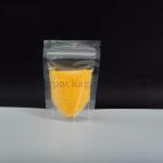 Recyclable CPP Clear Plastic Zipper Bag With Tear Notch