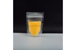 China Recyclable CPP Clear Plastic Zipper Bag With Tear Notch supplier