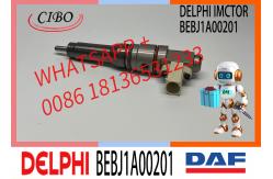 China Diesel Fuel Injector 1820820 1905002 BEBJ1A05001 BEBJ1A00201 For DAF Delphi supplier
