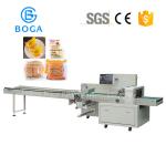 Back Sealed Bread Packaging Machine / Large Pillow Bag Packaging Machine for sale