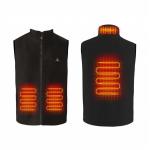 Wholesale Electric Heated Clothes Polar Fleece Heated Vest For Men Heating Skiing for sale