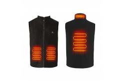 China Wholesale Electric Heated Clothes Polar Fleece Heated Vest For Men Heating Skiing supplier