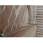 Ferrule And Knotted Rope Wire Stainless Steel Balustrade Mesh For Security Garden Fence Netting for sale