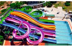 China OEM Amuse Water Park Kids Playground Rides Fiberglass Pool Slides supplier