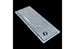 China Customized Metal 84 Key Keyboard With Integrated Anti Riot Trackball Mouse supplier