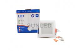 China IP44 6500K Recessed Square Ceiling Light 6w Round Led Panel Light supplier