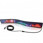 Customizable LED Store Car Sign with App Control 5mm Pixel Pitch Panel Size 672x122mm for sale