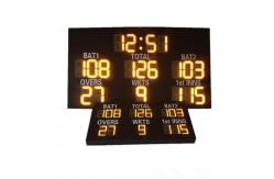 China Customized Controller 12inch LED Cricket Scoreboard With Waterproof Cabinet supplier
