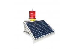 China Wind Turbine Flying Solar Powered Warning Lights FAA L864 Dusk To Dawn Operation supplier