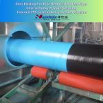 Shot Blasting for Rust Removal Steel Pipes Internal Epoxy Powder Spraying and External 3PE Coating Anti-Corrosion Pipeline for sale