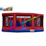 Funny Red EN71 Inflatable  Sports Games , Inflatable Twister Game for Rental for sale