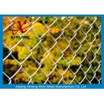 Galvanized Chain Link Fence With 3 - 5mm Wire Diameter For Baseball Field for sale