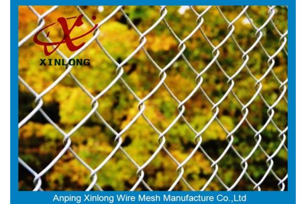 Galvanized Chain Link Fence With 3 - 5mm Wire Diameter For Baseball Field