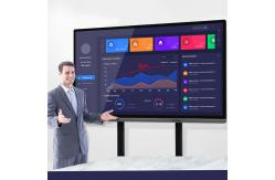 China Silver Smart Class Interactive Whiteboard Capacitive Touch Electronic supplier