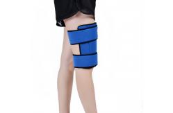 China Blue FDA Reusable Ice Pack Wrap For Thigh Pain Relief supplier