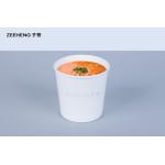 Recyclable Paper Biodegradable Soup Cups 480ml Easy To Hold For Restaurants for sale