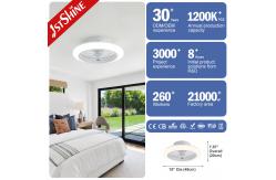 China Low Profile Adjustable Light Ceiling Fan With Remote Control supplier
