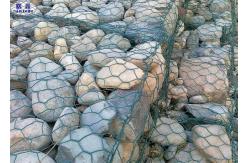 China 2 X 1 X 1 Stone Gabion Basket PVC Coated Anti Scour Ability supplier