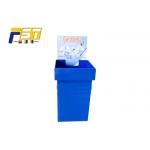Custom Design Recycled Cardboard Floor Stand Display Dump Bins for Advertising for sale