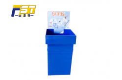 China Custom Design Recycled Cardboard Floor Stand Display Dump Bins for Advertising supplier