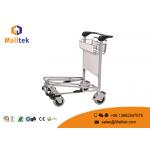 Lightweight Airport Luggage Trolley Foldable Travel Passenger Airport Push Cart for sale