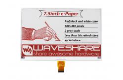 China 7.5 Inch 800x480 Wide Temperature IPS TFT LCD Electronic Paper Display supplier