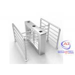 High Safe Exit Entrance Stainless Steel Turnstile Stable Rotating For Factory for sale