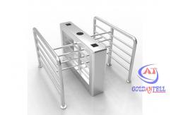 China High Safe Exit Entrance Stainless Steel Turnstile Stable Rotating For Factory supplier