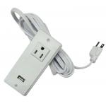 250V US Double USB Desk Plug Sockets American Standard Power Cords for sale