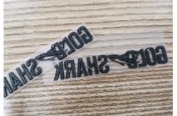 China Customized Printing 3D Silicone Heat Transfer Labels For Clothing supplier