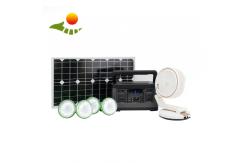 China 500W Home Solar Power Generator System Output 110V Flame Retardant supplier