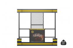 China Standing Interactive Shooting Simulator , Entertainment Center VR Motion Simulator supplier