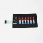12V Durable LED Membrane Switch IP67 Rated Dustproof Waterproof for sale